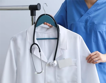 Hygienic laundry service for hospitals in New Jersey cleaning bedding uniforms and medical linens