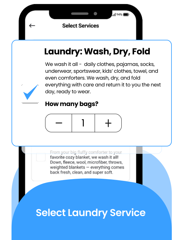 Select Your Laundry or Dry Cleaning Service Option in NJ