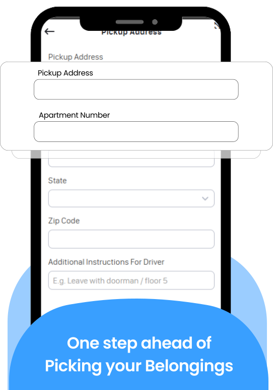 Submit Delivery Address for Laundry Pickup Service in NJ