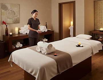 Professional day spa laundry service for towels, robes, linens, massage sheets, and spa fabrics