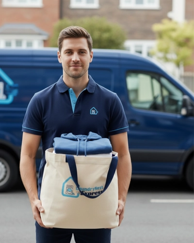 LaundryNest Express home delivery laundry service in NJ with fast pickup and secure delivery