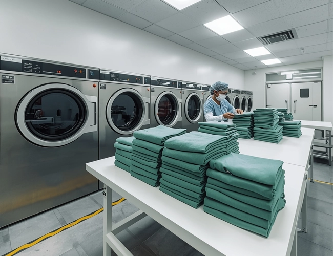 Medical cloth pickup and delivery laundry service in NJ for clinics and healthcare offices