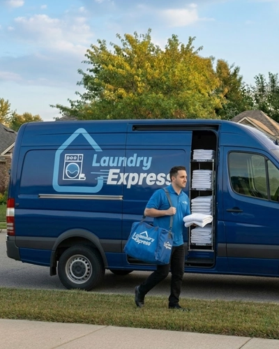 Quick laundry pickup and delivery service across New Jersey for wash and fold customers