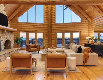 Vacation cabin laundry service for guest linens, bedding, towels, and blanket cleaning